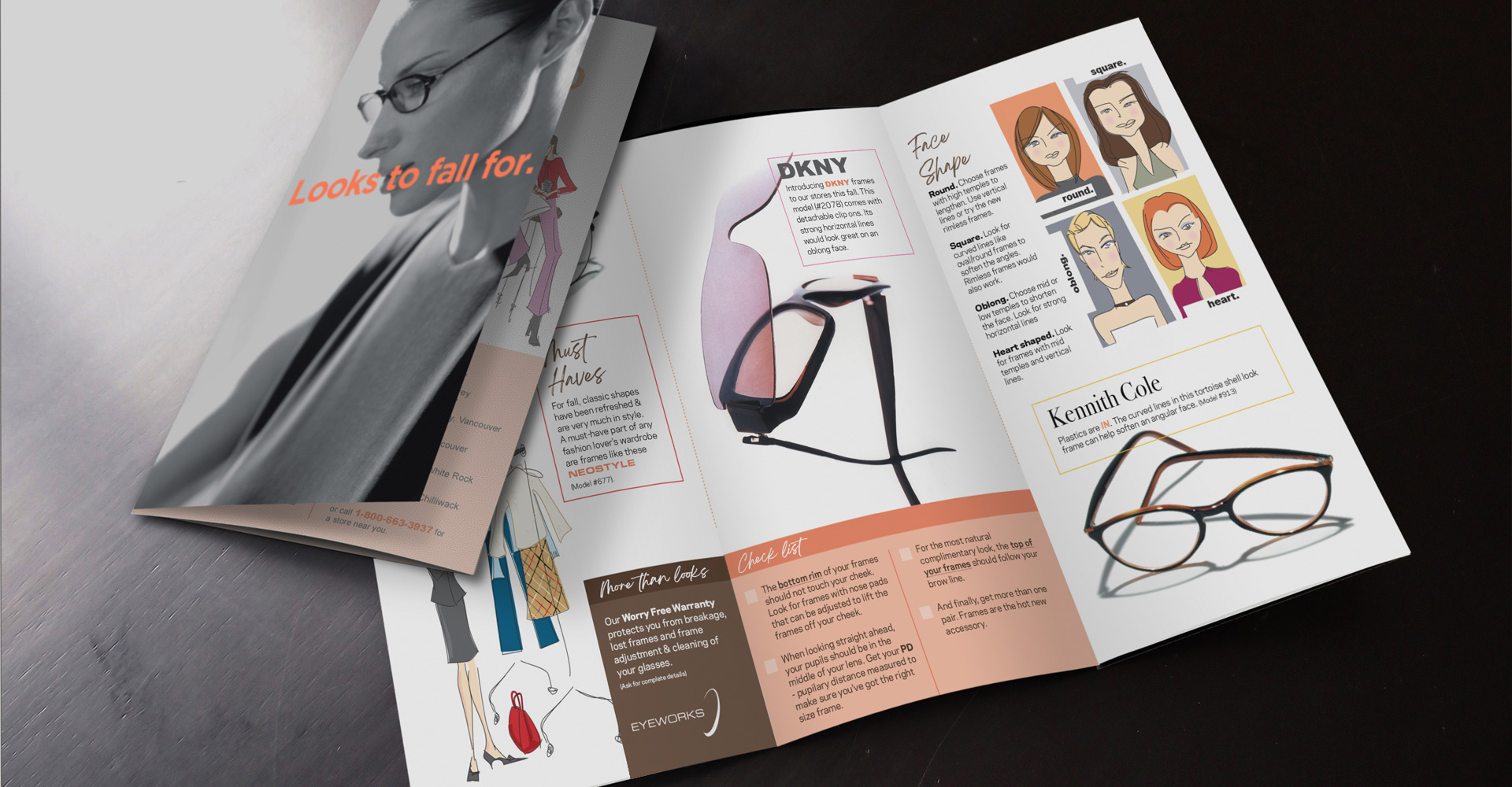 London Optical Brochure Illustration